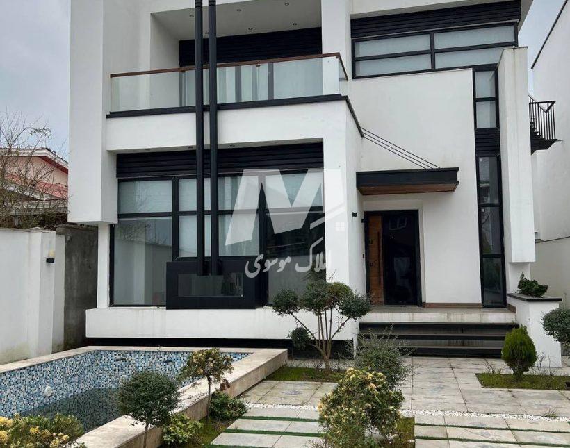 ویلای مدرن استخردار ۳۰۰ متری ویو جنگلی فول فرنیش | 300 متر