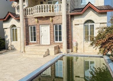 خرید ویلا ۳۵۰ متر زمین فرنیش کامل سند تک برگ امیرآباد | ۳۵۰ متر