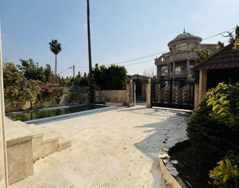 خرید ویلا ۳۵۰ متر زمین فرنیش کامل سند تک برگ امیرآباد | ۳۵۰ متر