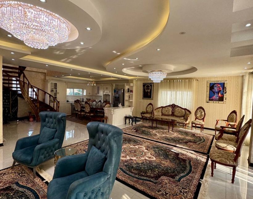 خرید ویلا ۳۵۰ متر زمین فرنیش کامل سند تک برگ امیرآباد | ۳۵۰ متر