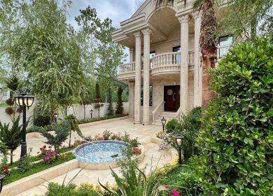 خرید ویلا کاخ ۳۸۰ متری نما سنگ رومی منطقه برند امیرآباد | ۳۸۰ متر