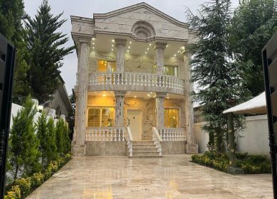 خرید ویلا نما کامل سنگ ۲۰۰ متری با سند محمود آباد کلوده | ۲۰۰ متر
