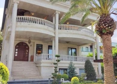 خرید کاخ ویلا لاکچری ۴۰۰ متری مبله استخر داخلی شهرک برند | ۴۰۰ متر