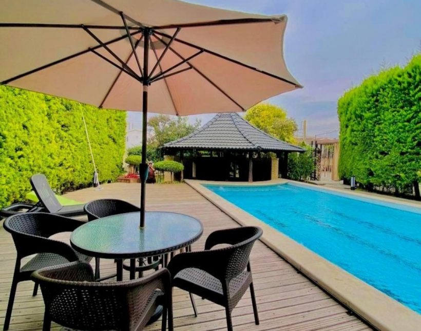 خرید ویلا باغ استخردار فول فرنیش شهرک هکتاری برند نور | ۴۰۰ متر