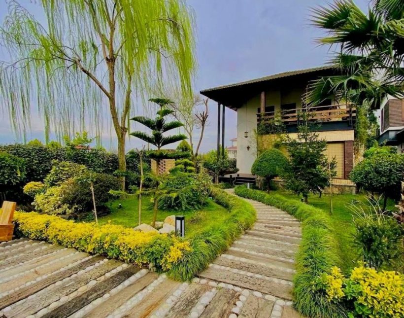 خرید ویلا باغ استخردار فول فرنیش شهرک هکتاری برند نور | ۴۰۰ متر