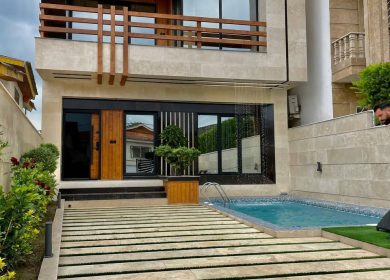 خرید ویلای دوبلکس مدرن استخر روباز در سعادت‌آباد چمستان | ۳۰۰ متر