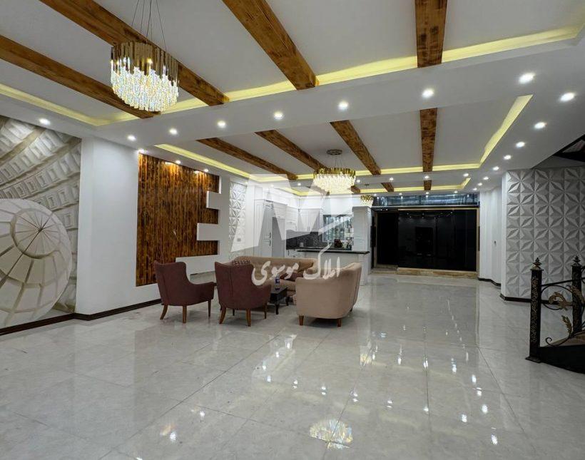 فروش ویلا دوبلکس استخر روباز 340 متری سعادت آباد چمستان | 340 متر