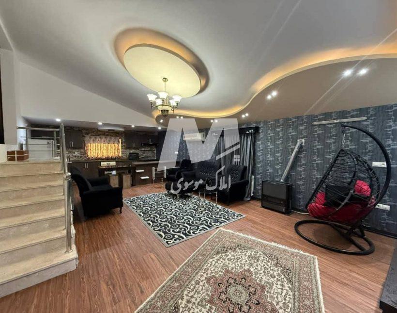 فروش باغ ویلا 250 متری مبله کامل منطقه جنگلی چمستان | 250 متر