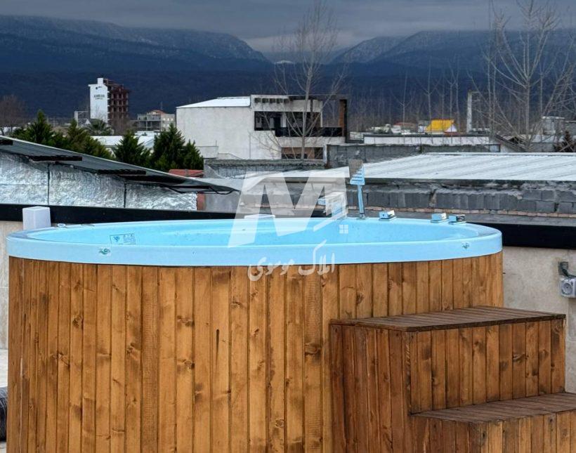 خرید ویلا دوبلکس نما مدرن استخر دار 360 متری بهدشت چمستان | 280 متر