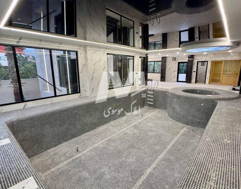 خرید ویلا 700 متری با استخر منطقه برند سعادت آباد چمستان | 700 متر