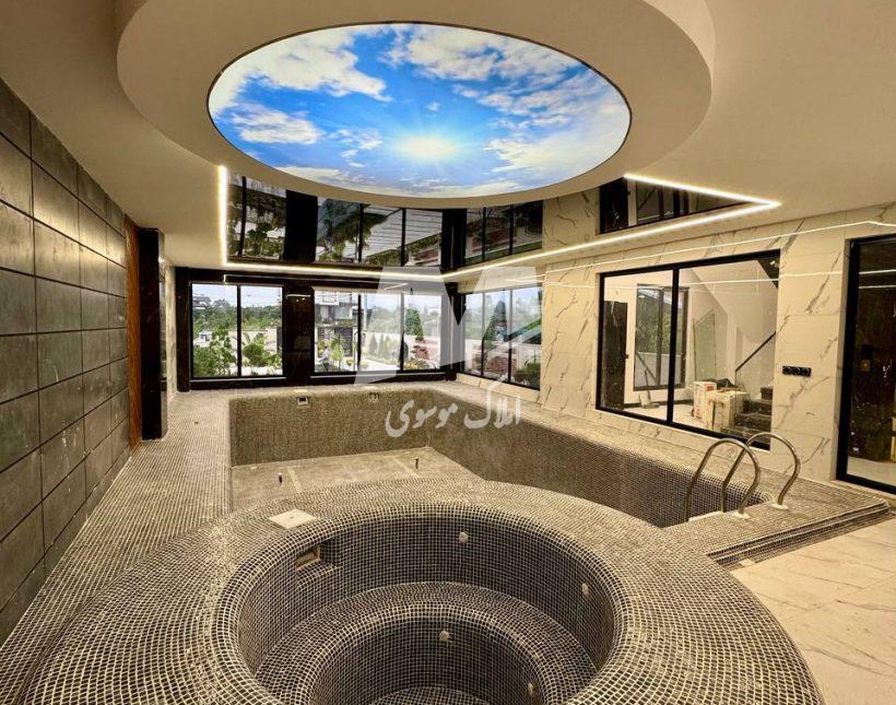 خرید ویلا 700 متری با استخر منطقه برند سعادت آباد چمستان | 700 متر