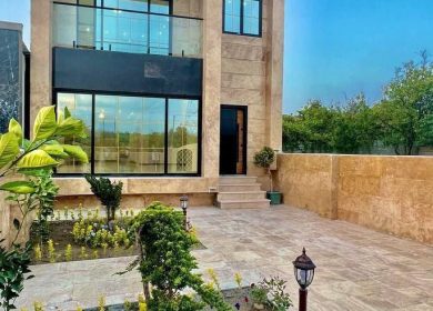 خرید ویلا دوبلکس نما سنگ ۱۸۰ متری در آهودشت چمستان | ۱۸۰ متر