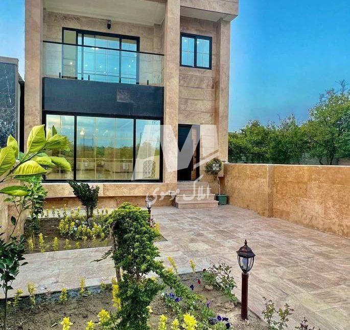 خرید ویلا دوبلکس نما سنگ ۱۸۰ متری در آهودشت چمستان | ۱۸۰ متر