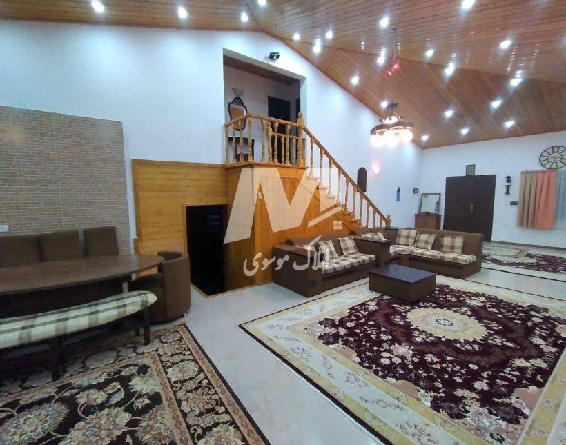 خرید ویلا پیلوت مبله ۳۳۰ متری در جلیکان چمستان | ۳۳۰ متر