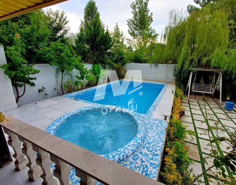 فروش باغ ویلا فلت 310 متری استخر دار جاده جنگلی ایزدشهر | 310 متر