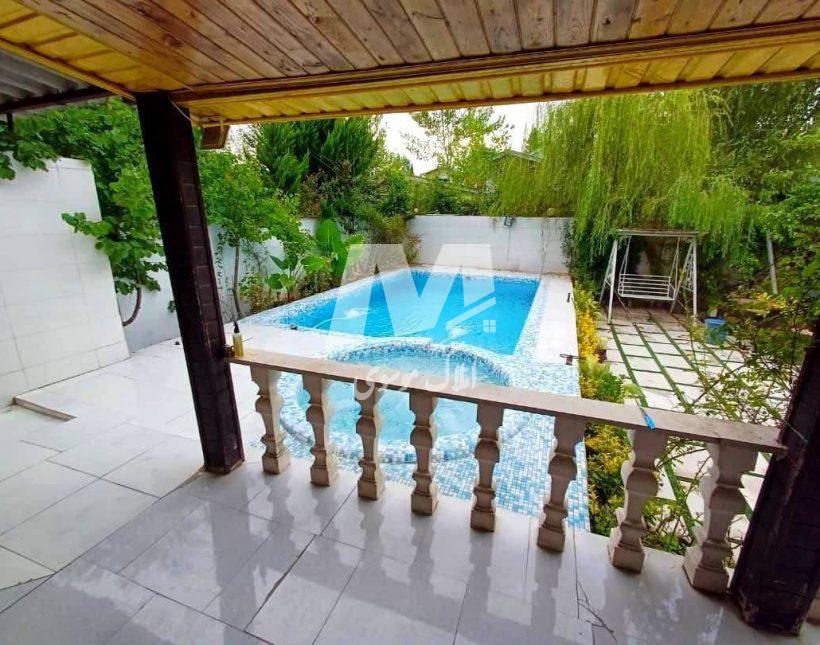 فروش باغ ویلا فلت 310 متری استخر دار جاده جنگلی ایزدشهر | 310 متر