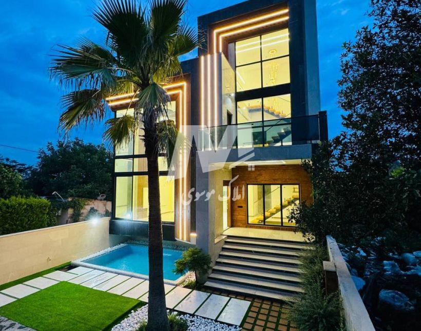 فروش ویلا تریبلکس هوشمند در عبدالله آباد چمستان | ۲۴۰ متر