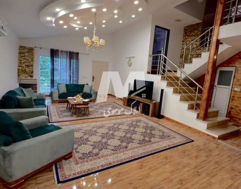 فروش باغ ویلا نیم پیلوت 280 متری منطقه آپادانا چمستان | 280 متر