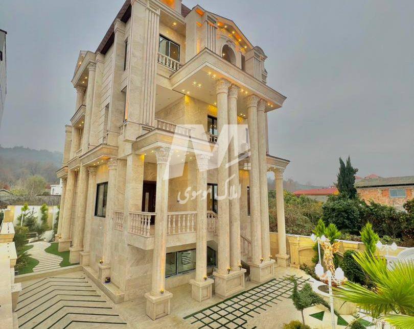 خرید ویلا کاخ مجلل ۳۷۰ متر زمین و سعادت آباد چمستان | ۳۷۰ متر