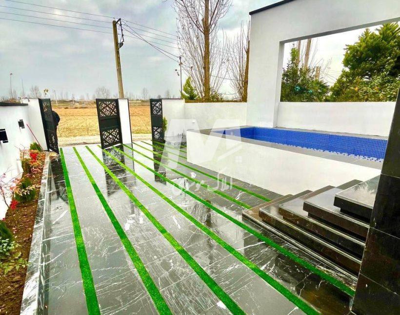 خرید ویلای فلت مدرن قطعه ۱ جنگل با استخر در نعمت‌آباد چمستان | ۲۵۰ متر