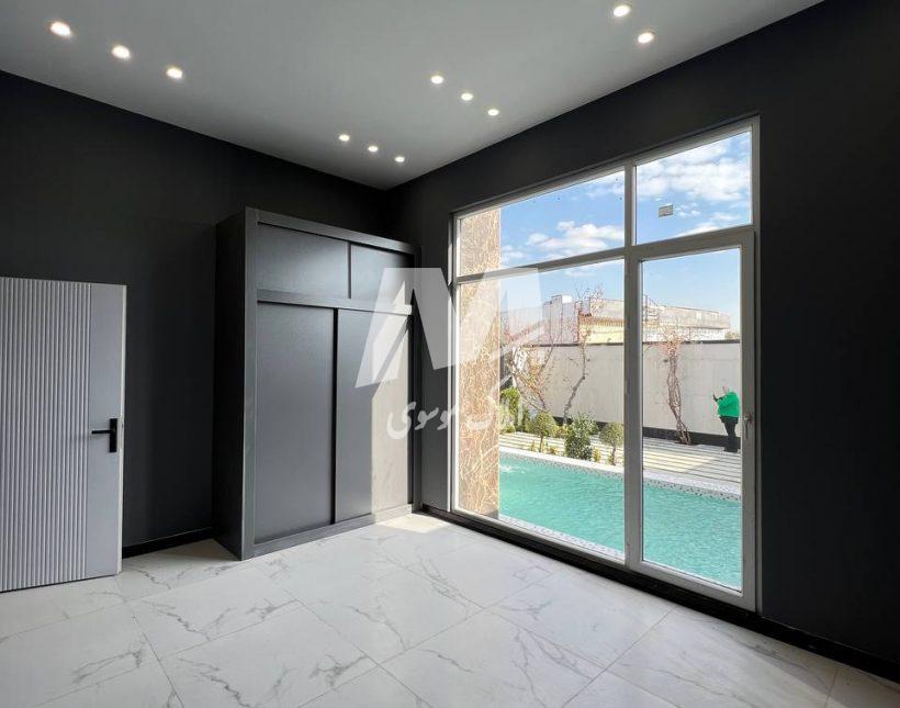 خرید ویلا ۳۰۰ متری سند تک برگ نما مدرن آهودشت چمستان | ۳۰۰ متر