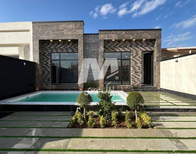 خرید ویلا ۳۰۰ متری سند تک برگ نما مدرن آهودشت چمستان | ۳۰۰ متر