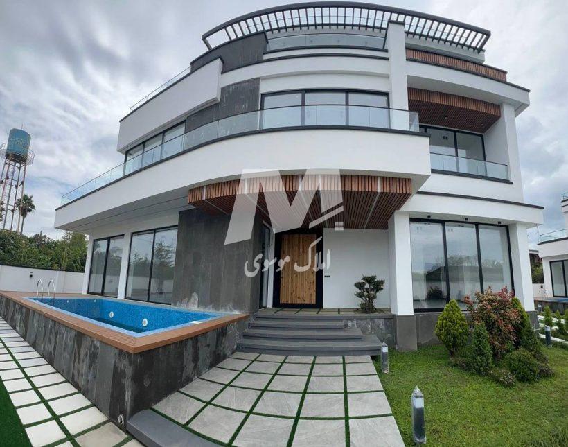 خرید ویلا فول امکانات سند تک برگ 520 متری سیسنگان نوشهر | 520 متر