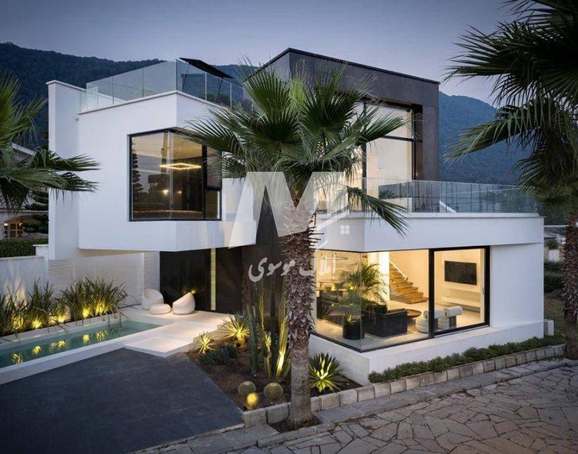 خرید ویلای مدرن لاکچری شهرک قطعه ۱ در چلک نوشهر | ۴۰۰ متر