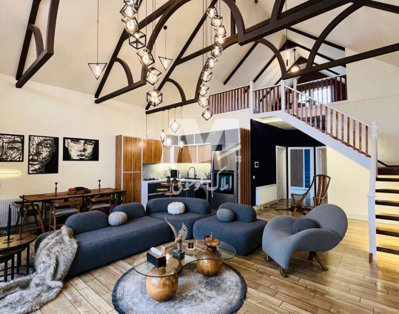 خرید‌ ویلا ۲۴۰ متری جنگلی فول فرنیش آهودشت چمستان | ۲۴۰ متر