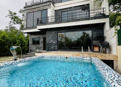 خرید ویلا ۳۰۰ متری استخر با ویو ابدی جنگل نور گنج یاب | ۳۰۰ متر