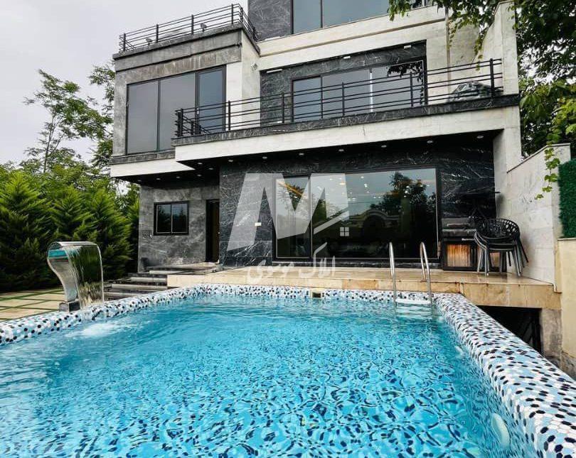 خرید ویلا ۳۰۰ متری استخر با ویو ابدی جنگل نور گنج یاب | ۳۰۰ متر