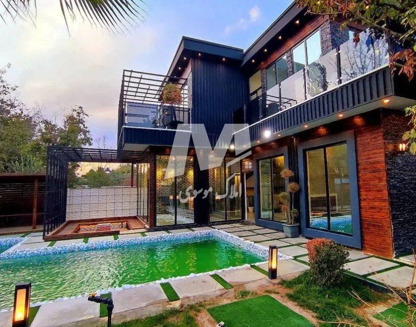 خرید ویلا هوشمند استخردار در جاده دریا چمستان | 450 متر