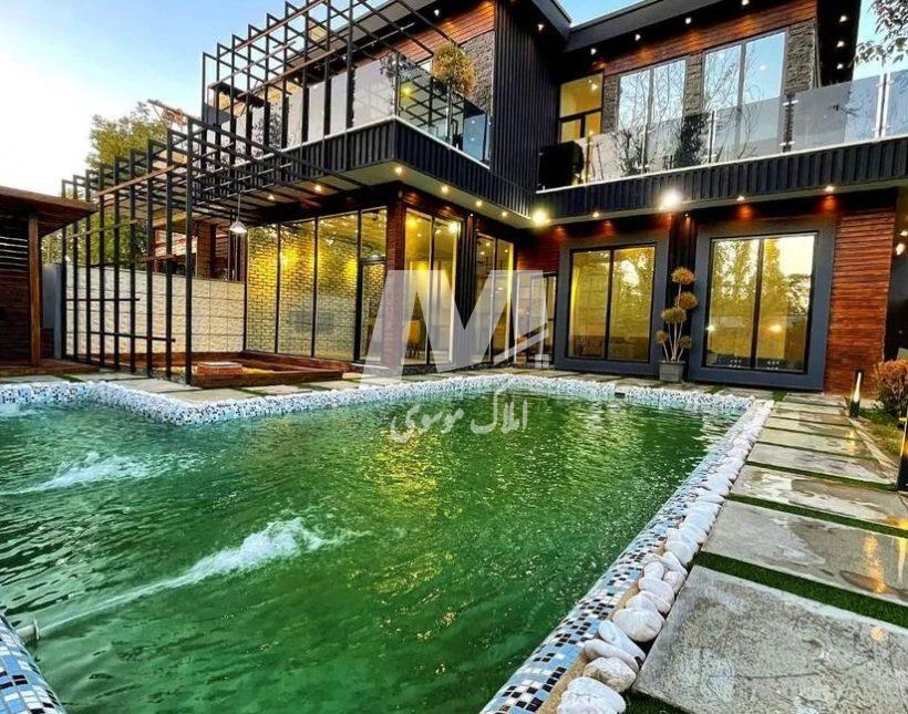 خرید ویلا هوشمند استخردار در جاده دریا چمستان | 450 متر