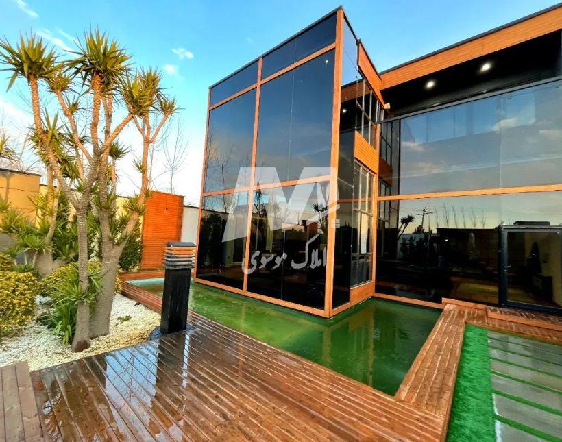 خرید ویلا هوشمند و نما شیشه ای در الیمالات نور | ۴۵۰ متر