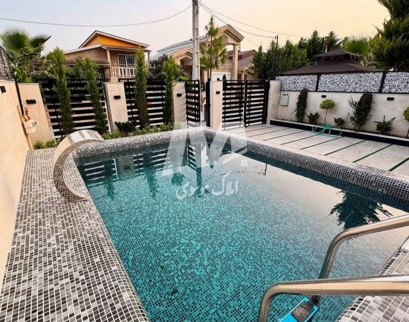 خرید ویلا مدرن استخردار ۲۵۰ متری بالادست جاده جنگلی چمستان | ۲۵۰ متر