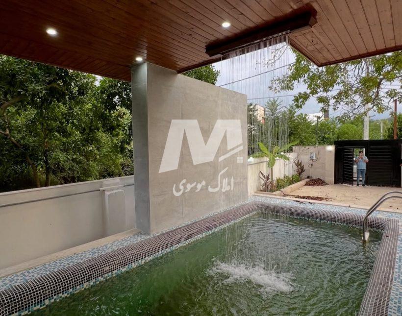خرید ویلا مدرن استخردار با روف گاردن بالادست جاده جنگلی سند دار | ۲۸۰ متر