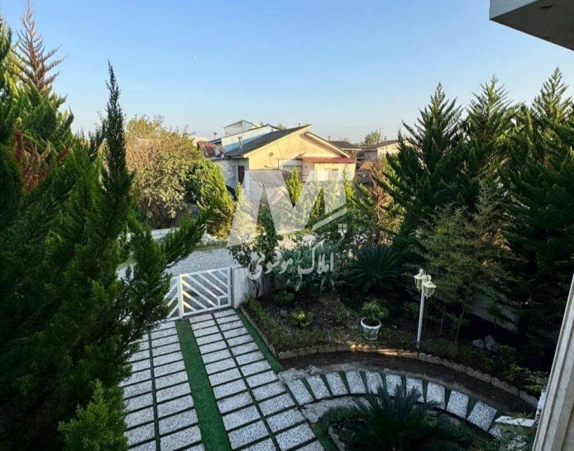 خرید ویلا پیلوت نما سنگ مبله بالا دست جاده جنگلی چمستان | ۲۵۰ متر