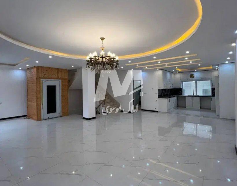 خرید ویلا تریبلکس نما رومی ۴۰۰ متری استخر دار شهرکی جنگل ایرکا چمستان | ۳۰۰ متر