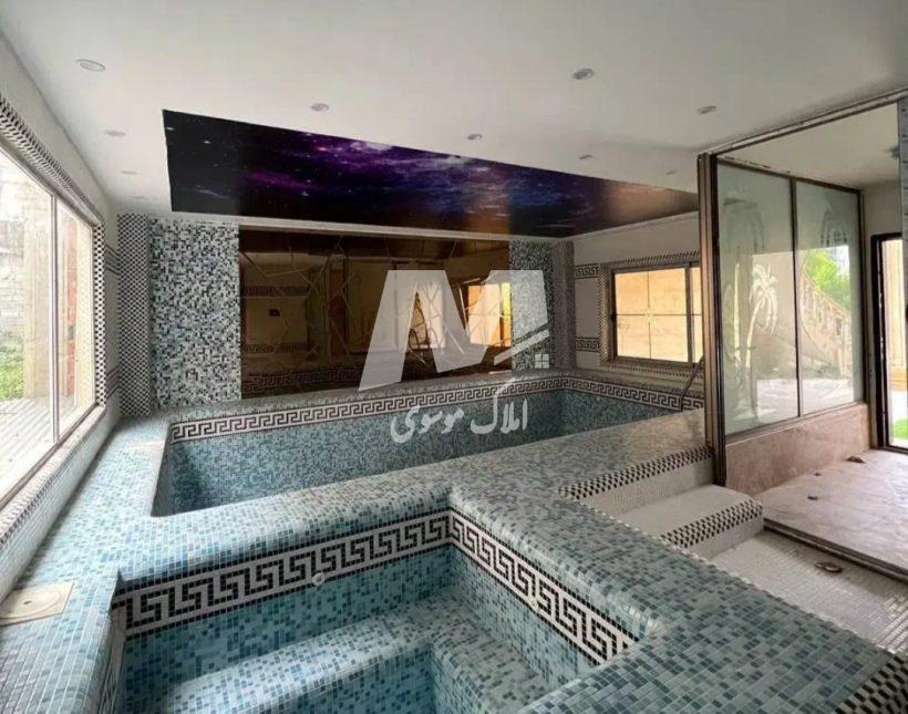 خرید ویلا تریبلکس نما رومی ۴۰۰ متری استخر دار شهرکی جنگل ایرکا چمستان | ۳۰۰ متر