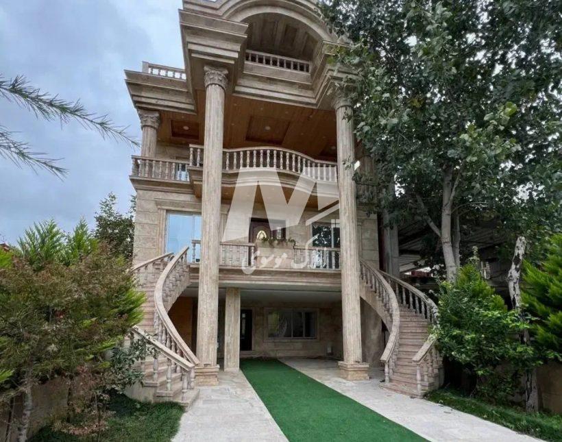 خرید ویلا تریبلکس نما رومی ۴۰۰ متری استخر دار شهرکی جنگل ایرکا چمستان | ۳۰۰ متر