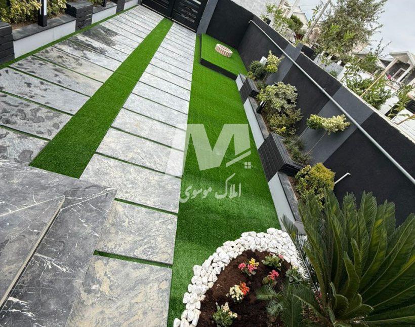 فروش ویلا باغ فلت 230 متری سند تک برگ شهرکی با گیت نگهبانی | 230 متر