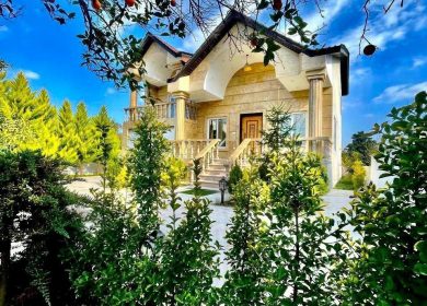 خرید ویلا نما سنگ ۳۵۰ متری در نعمت آباد چمستان | ۳۵۰ متر