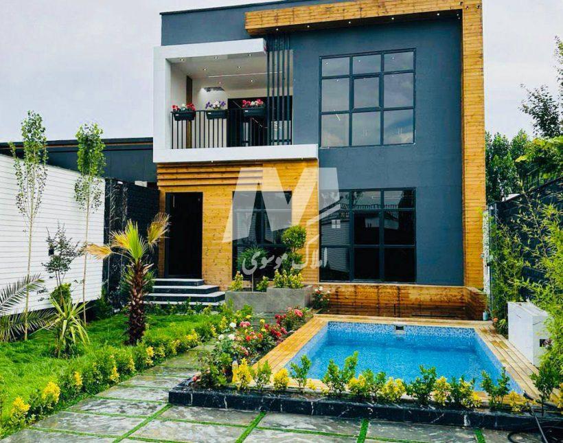 خرید ویلا باغ ۴۰۰ متری سند تک برگ مبله کامل چمستان | ۴۰۰ متر