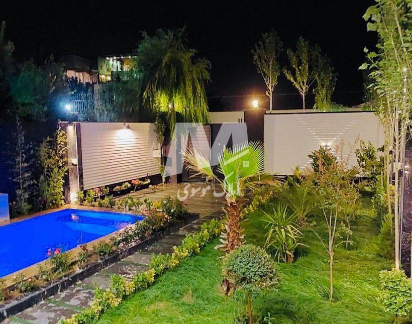 خرید ویلا باغ ۴۰۰ متری سند تک برگ مبله کامل چمستان | ۴۰۰ متر