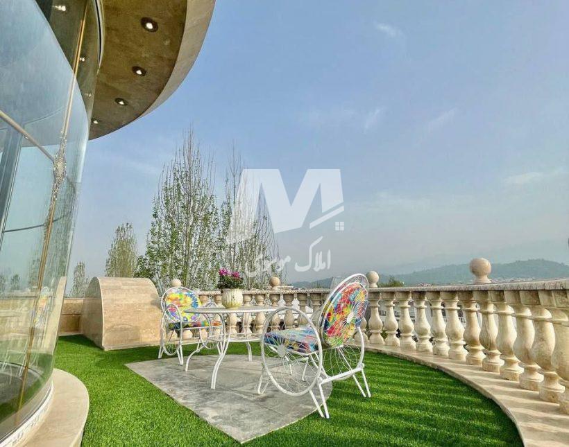 فروش کاخ ویلا 450 متری استخردار با ویو جنگلی سعادت آباد چمستان | 450 متر