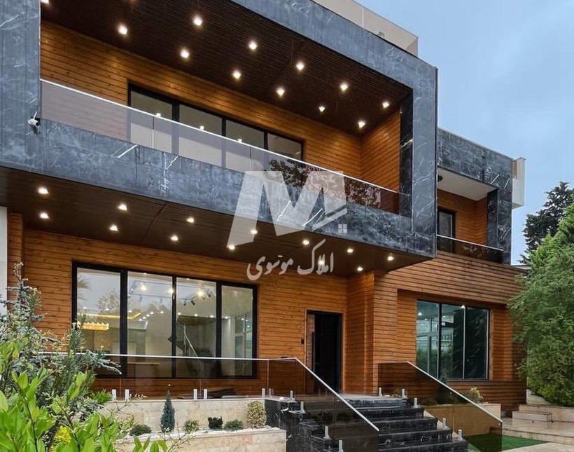 فروش باغ ویلای مدرن ۵۰۰ متری استخر داخلی شهرکی سعادتآباد | ۵۰۰ متر