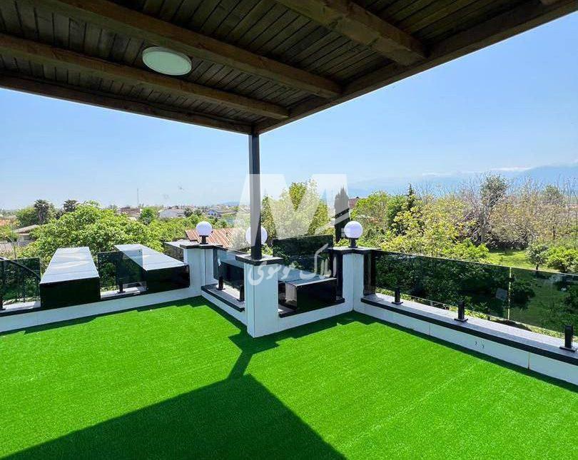 خرید ویلا جنگلی با استخر و روف در امیر آباد چمستان | ۲۴۰ متر