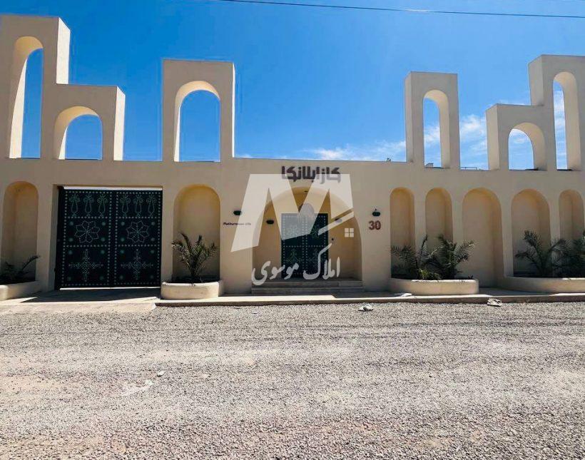 خرید ویلا باغ ۸۰۰ متری مراکشی داخل شهرک نعمت آباد چمستان | ۸۰۰ متر