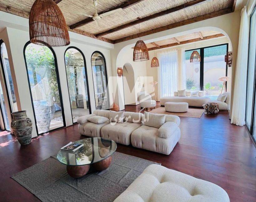 خرید ویلا باغ ۸۰۰ متری مراکشی داخل شهرک نعمت آباد چمستان | ۸۰۰ متر