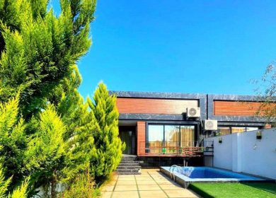 فروش باغ ویلا فلت مبله کامل استخردار داخل شهرک با سند | 200 متر